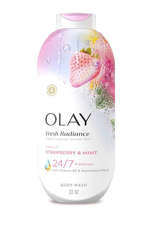 Olay Fresh Radiance Body Wash - Strawberry & Mint