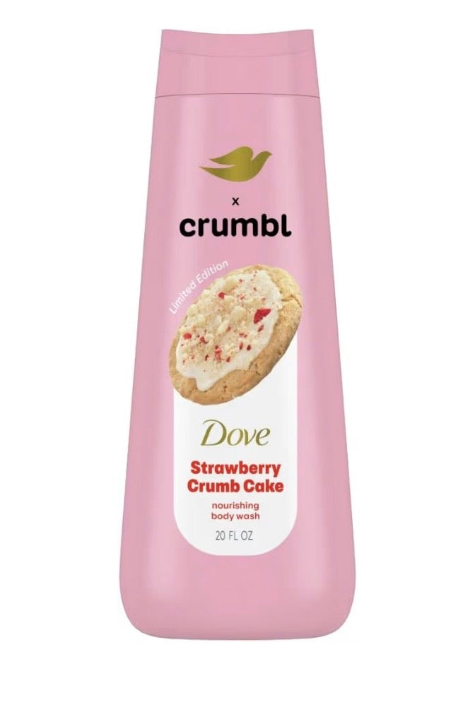 Dove x Crumbl Strawberry Crumb Cake
