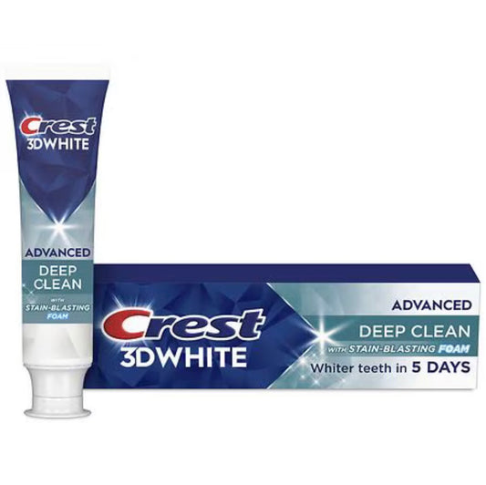 Crest 3D White Advanced Deep Clean Toothpaste