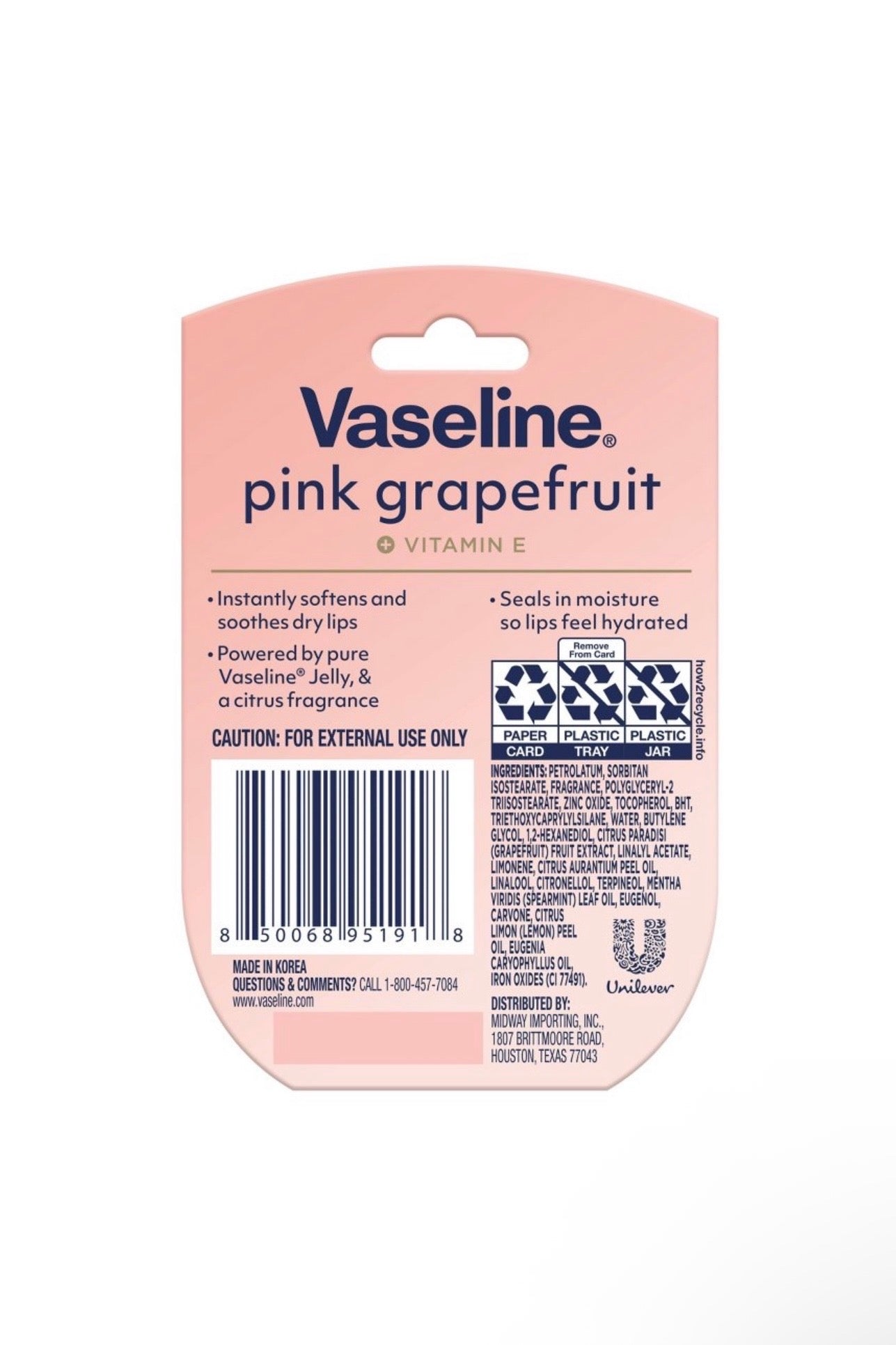 Mini Vaseline - Pink Grapefruit