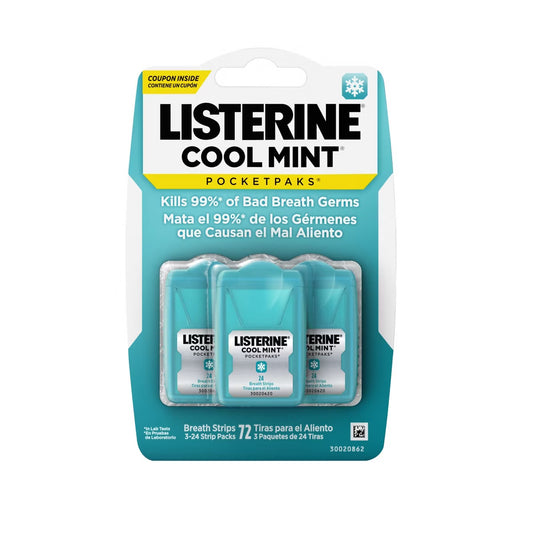 Listerine Cool Mint PocketsPaks - 3 Pack